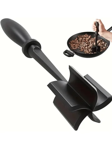 1pc Meat Chopper, Meat Shredder, Heat Resistant Suitable For Hamburger Meat Ground Beef Smasher