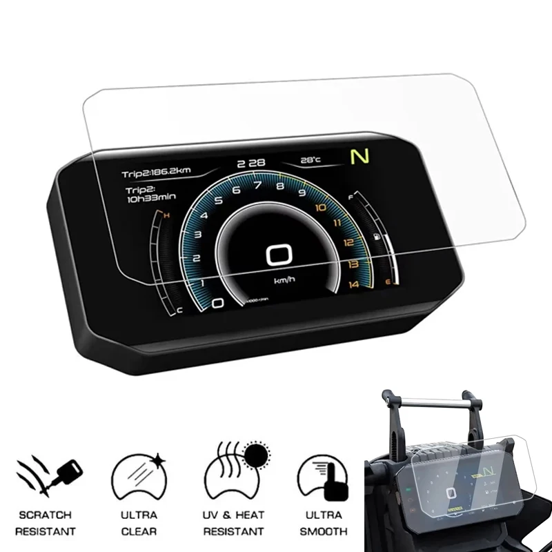 450MT 450SR Speedometer Cluster Screen Scratch Protection Film Dashboard screen Protector For CFMOTO CF 450 MT MT450 2024 2025