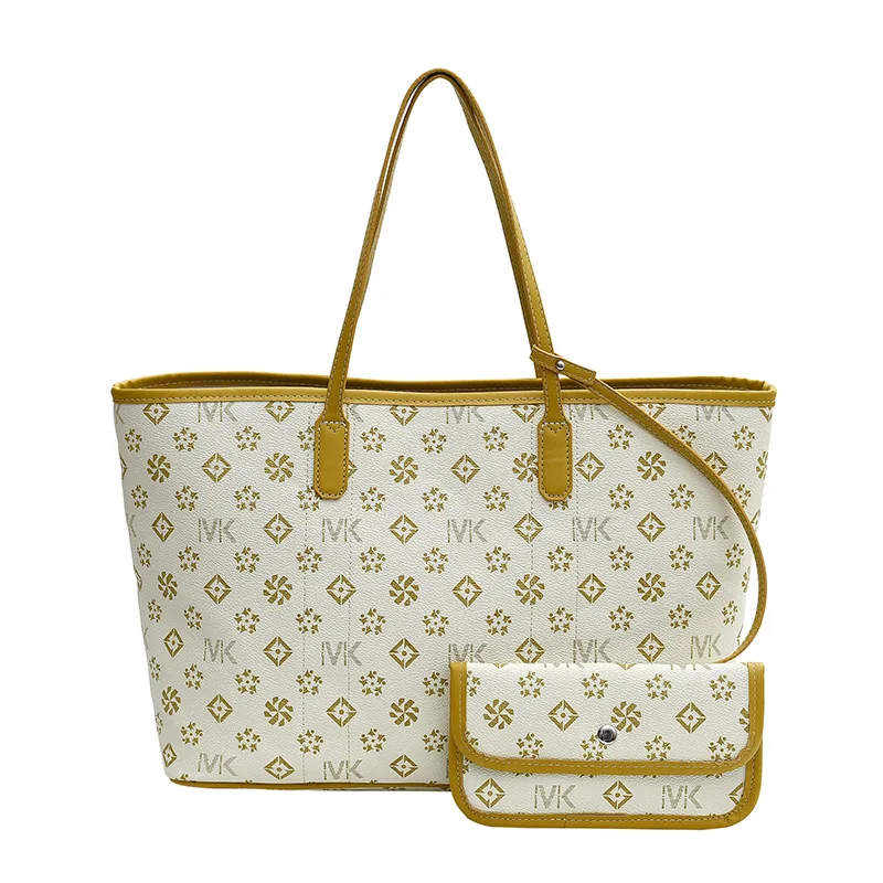 ​ حقيبة يد كبيرة الحجم بتصميم ريترو لعام 2025 للنساء ذات سعة كبيرة وقابلة للتعديل ومحفظة كتف للركاب أساسية