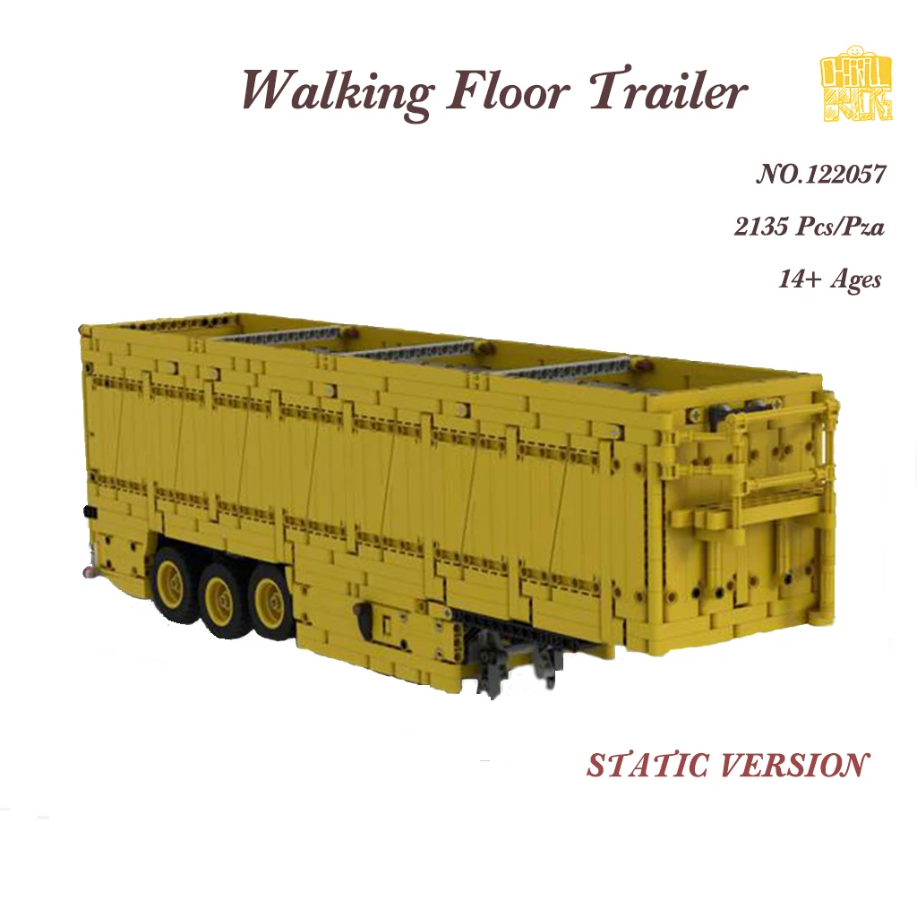 MOC-122057 Trailer Model With PDF Drawings Building Blocks Bricks Kids DIY Toys Birthday Christmas Gifts