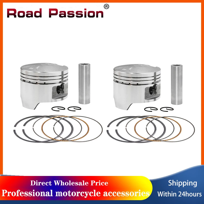 

Road Passion 1/2 Sets Motorcycle 64mm ~ 65mm Piston Rings Kit For Steed SHADOW BROS 400 VLS400 VLX400 VRX400 NV400 NC25E NC26