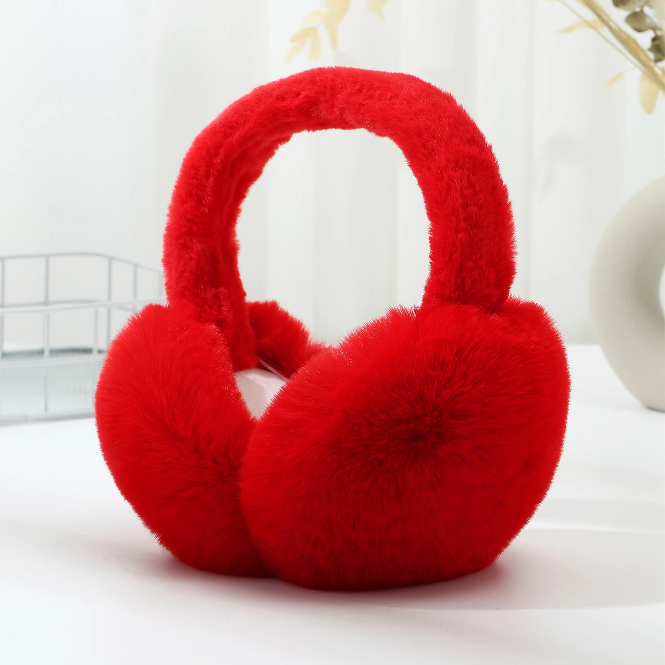 1 semplice copertura per le orecchie in peluche antivento autunnale e invernale, copertura per le orecchie antivento e calda per lavoro, pendolarismo, tempo libero e gioco