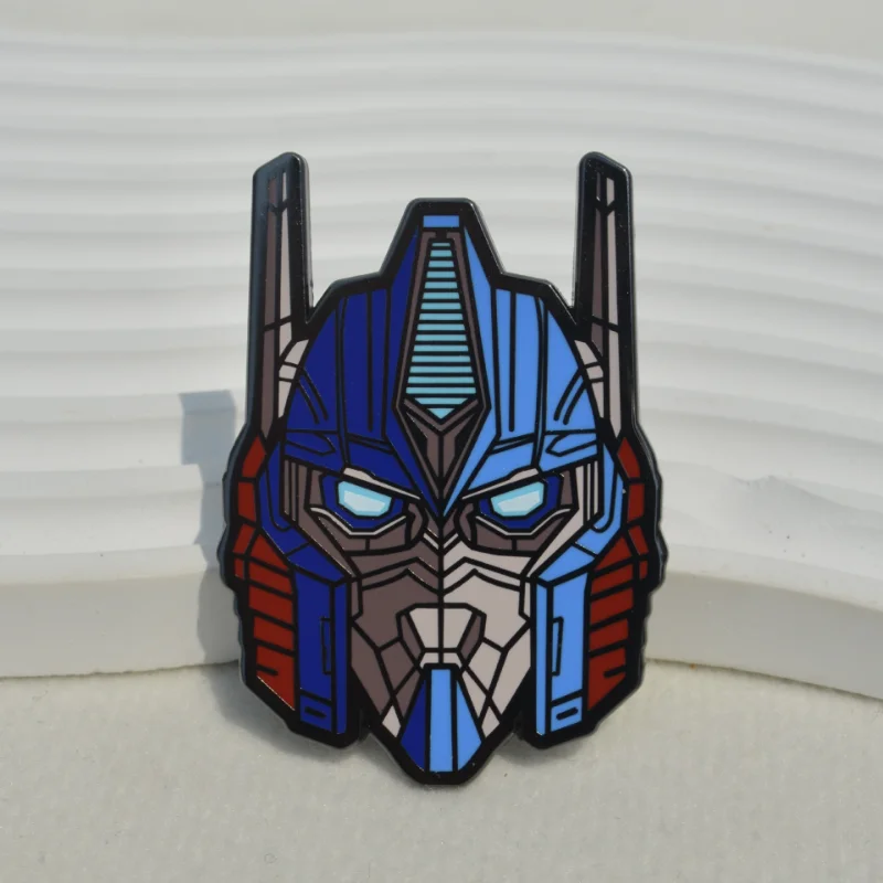 Broches Transformers Optimus Prime, alfileres esmaltados, insignias de dibujos animados de Anime, mochila, sombrero, camisa, Pin de solapa, baratijas, regalo para mejores amigos