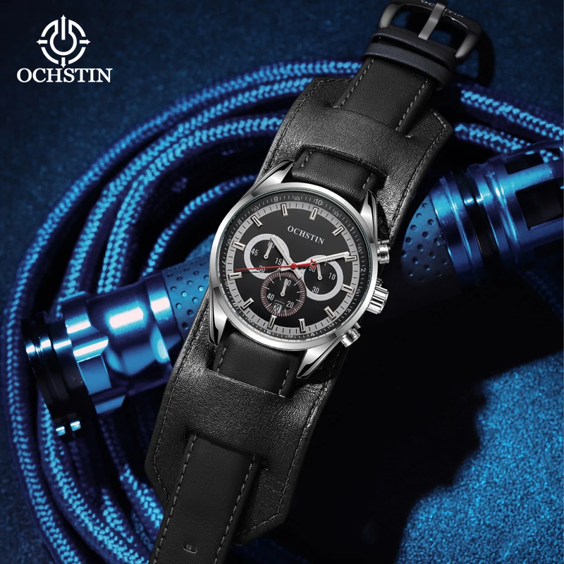 OCHSTIN2023 New Craftsmanship Series Business Leisure Multifunctional Quartz Movement Glow Men's Quartz Watch