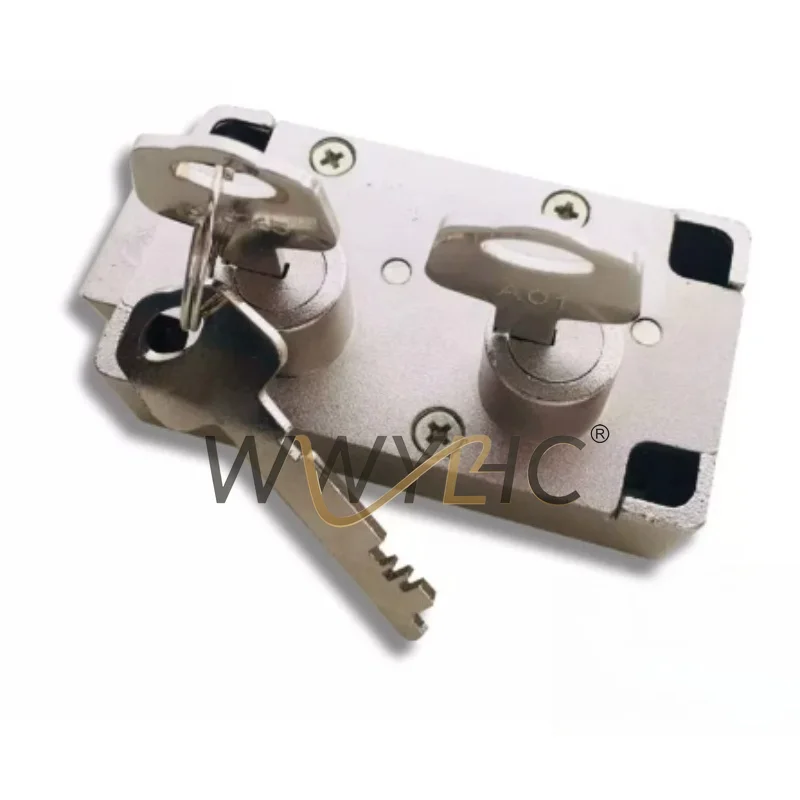 

Suitable for Two-person Control Vault Door Lock, Double-hole Eight-blade Structure for Old-fashioned Safe Deposit Box