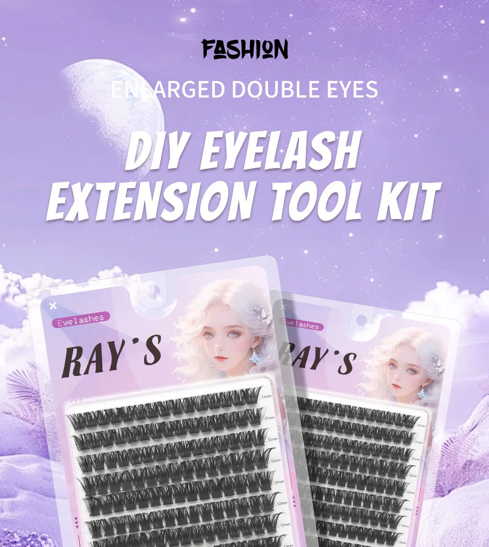 

Single Cluster Soft Stylish Lash Clusters Ultra Natural Grafting Texture Curl Lightweight Easy Apply Eye Lashes