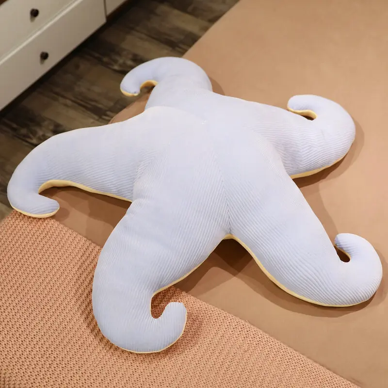 50/75CM Huge Real-life Starfish Cushion Stuffed Toys Soft Sea Cartoon Nap Pillow Reading Work Office Back Support Girl Plush