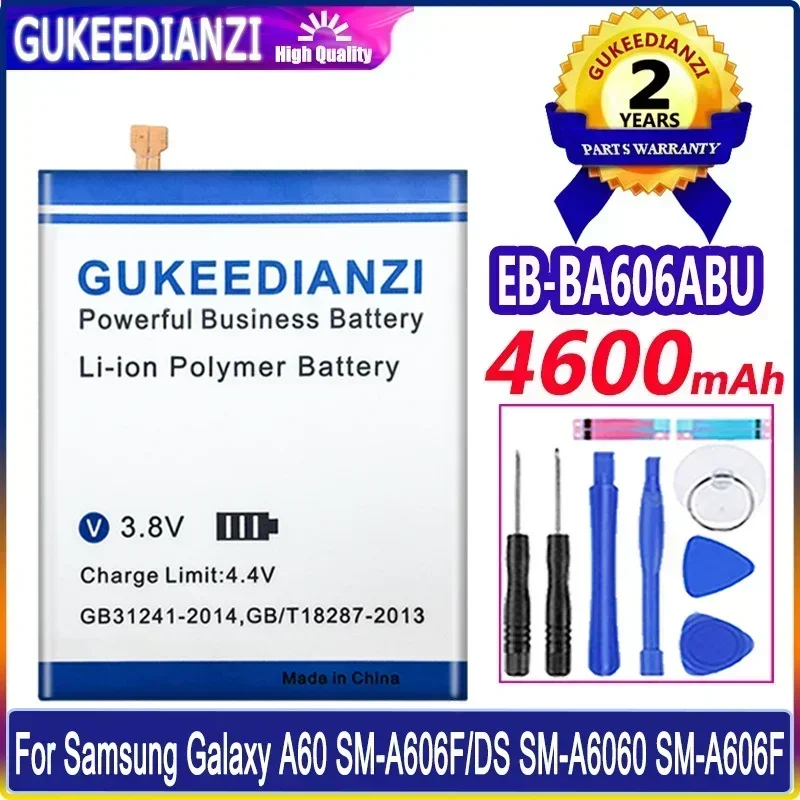 EB-BA606ABU 4600mAh High Capacity Mobile Phone Battery For Samsung Galaxy A60 SM-A606F/DS SM-A6060 SM-A606F Batteries+Tools