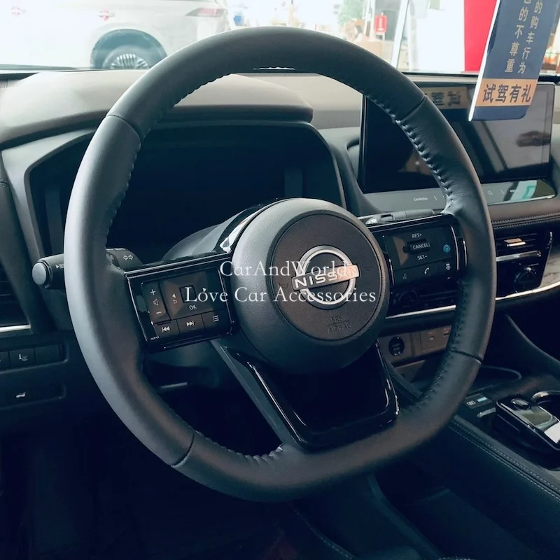 

Для Nissan Kicks 2025 Qashqai 2023 X-Trail T33 2021-2025 внутренняя кнопка на руле, рамка, молдинг, накладка, автомобильные аксессуары