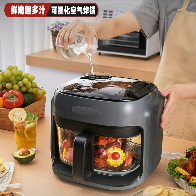4.5L steam oven air fryer integrated household new intelligent visual electric frying automatic multi-function
