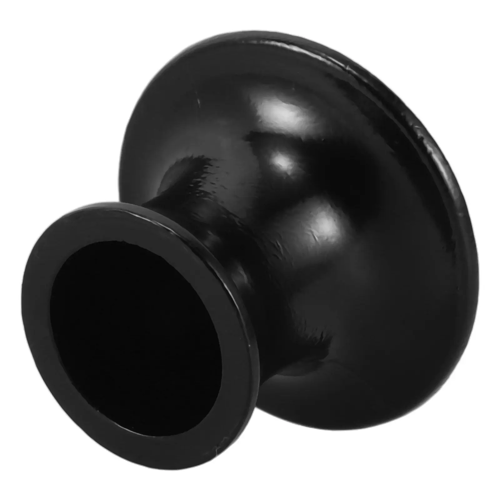 Men's Safety Stand Metal Aluminum Alloy Black Stable Base Bathroom Countertop Shaving Brush Holder Organizer