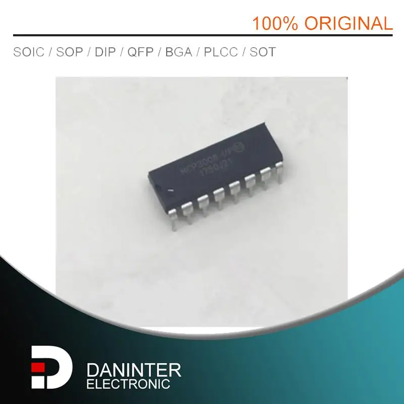

new 10PCS/LOT MCP3008-I/P MCP3008 DIP-16