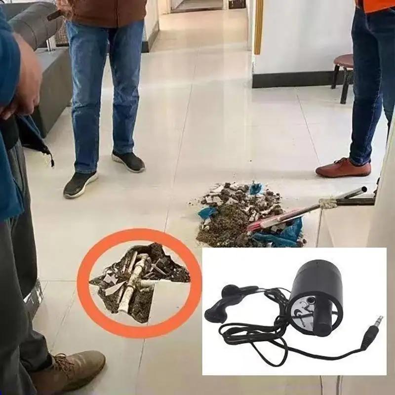Water Leak Detector Sound Detector For Pipe Water Leak Suitable For Leak Detection Of Various Construction Pipe [ZYS]