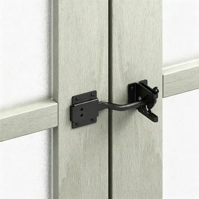 Auto Gate Latch with Bolt Quick Release Slam Catch Heavy Duty for Garden Fence Farm Pasture Backyard Gate