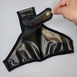 Man's Wateproof PVC Latex Plastic Panties Briefs Live Show Dance Costumes DJ Club Bar FKK Party Colors Handamake