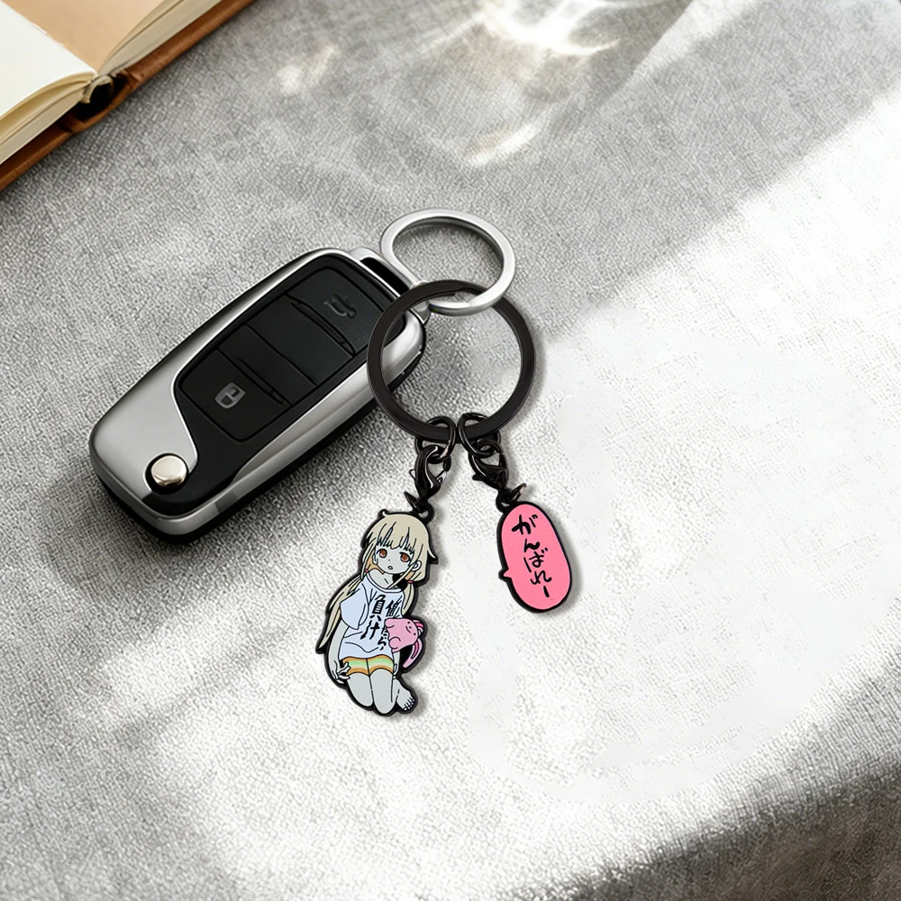 The Idolmaster Cinderella Girls Futaba Anzu Anime Schlüsselanhänger, niedlicher Slacker-Idol-Charakter, Accessoire, Spiel-Merchandise, Fan-Geschenk – Detail 10