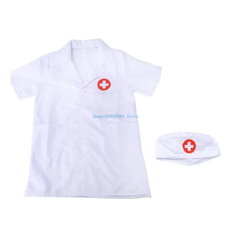 N7YF Cosplay Halloween Arzt Kostüm Arzt Rollenspiel Dressing Up Set Jungen Mädchen