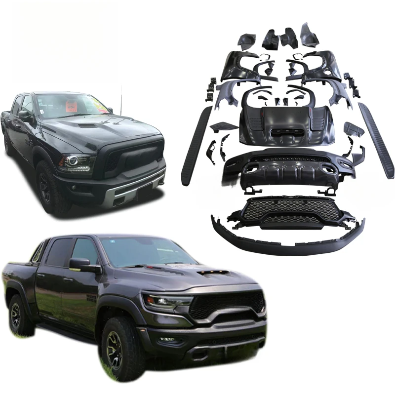 High Quality Upgrade Body Kit Exterior Modification Parts Fit for Ram 1500 2013‑2018