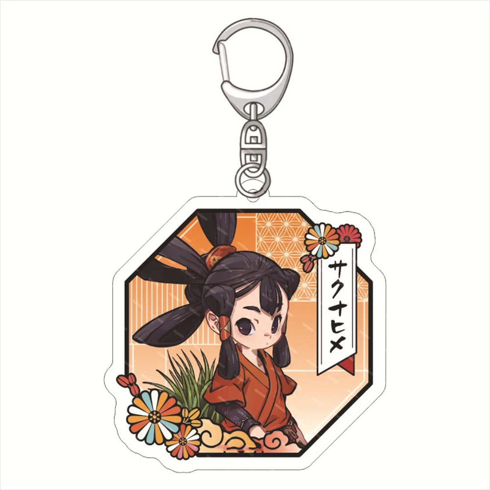 アニメ「サクナ：ご飯と廃墟」コスプレ衣装 アクリルキーホルダー キーホルダー アクセサリー ペンダント 小道具 クリスマスギフト
