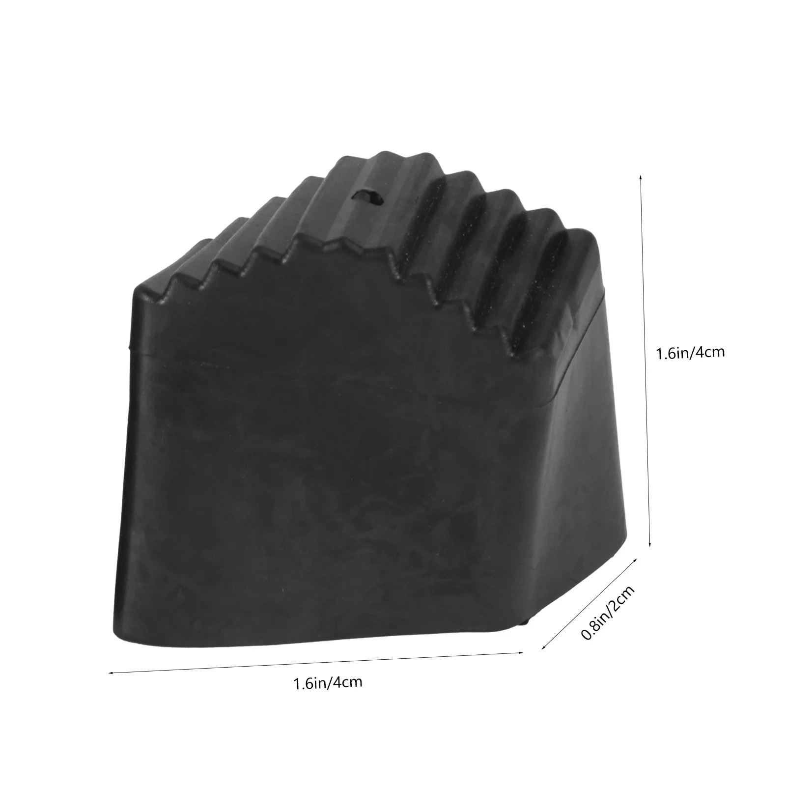 2 pezzi piedini per scaletta antiscivolo coperture in gomma resistenti nere per stabilità della scala a gradini accessori per la sicurezza domestica