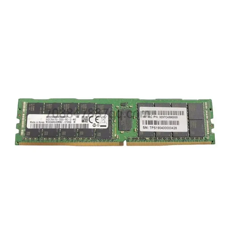 

original 100% authentique M393A8G40MB2-CTD 64G 2RX4 PC4-2666V RECC RDIMM