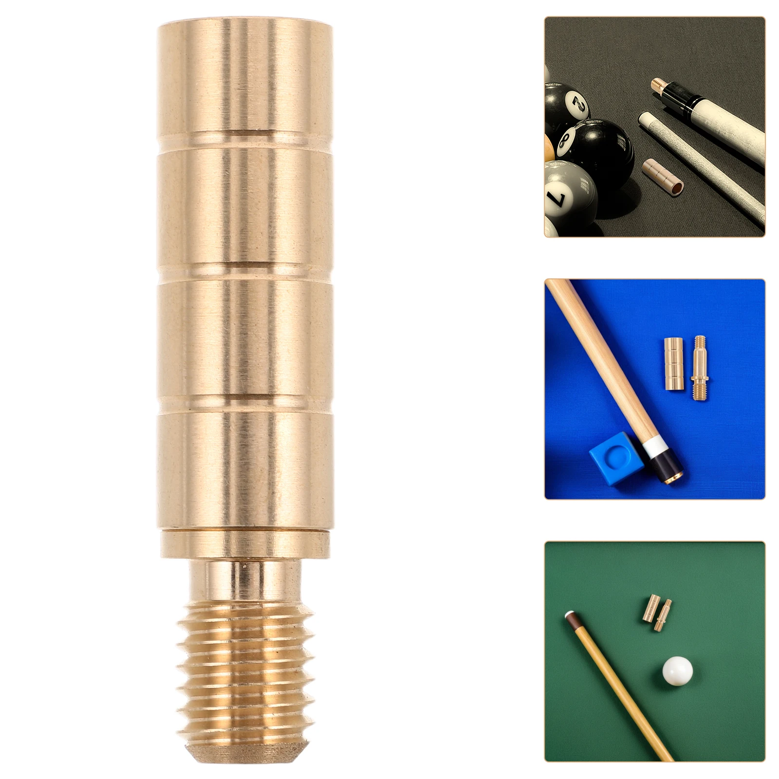 

Billiard Cue Accessories Pool Stick Joint Connection Screws Sticks Hardware Extended Handle Extension Golden
