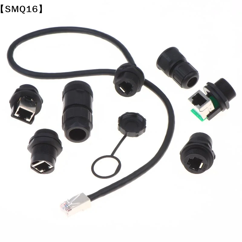 Waterproof RJ45 Connector Kit With IP67 Protection And Stable Signal Perfect For Outdoor Industrial Ethernet Cabling【SMQ】