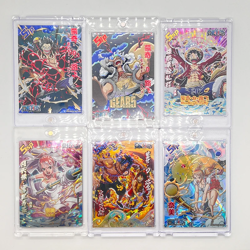 

One Piece Monkey D. Luffy Portgas-D- Ace Nami Anime Characters Ssp Sip Cards Game Collections Rare Boys Birthday Gifts