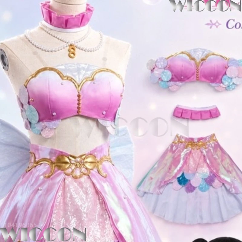 LoveLive Cosplay Nico Yazawa Mermaid Carnival Idol Stage Outfit Fashion Cute Dress Sweet Lolita Party Navidad Carnaval Event