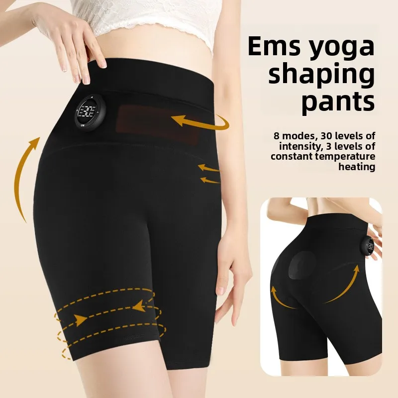 

EMS Yoga Pants Seamless Hip Lift Firming Hip Lift Belly Pants Pulse Shaping Yoga Pants