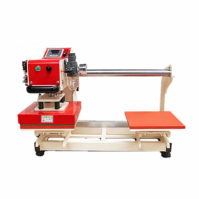 Double-position Sublimation Label Heat Press Machine Pneumatic Automatic Continuous for DIY T Shirt Phone Pillow Cover Printer