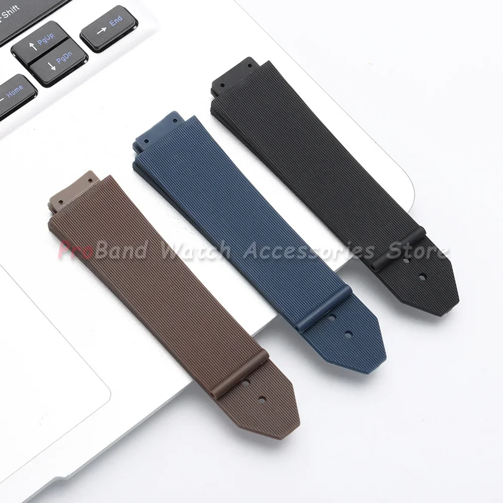 New 26X19 23X15 21X15 20X13mm Strap for Hublot BIGBANG Classic Fusion Watch Rubber Silicone Diving Watch Band Man Women Bracelet