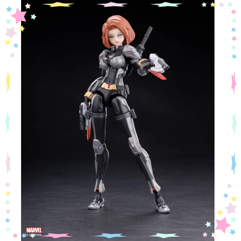 

Collectible Marvel Avengers Black Widow Mecha Girl Handmade Action Figure Toy