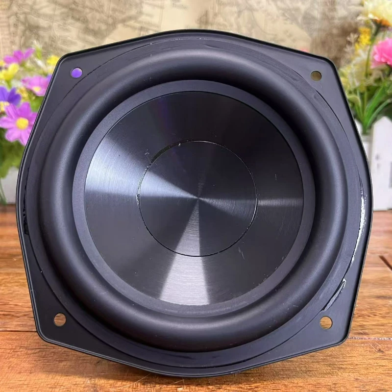 SOTAMIA 1 個 6 インチサブウーファー 4 オーム 100 ワットロングストロークラバーエッジブラックゴールド炭素鋼ボディサブウーファースマート Bluetooth スピーカー