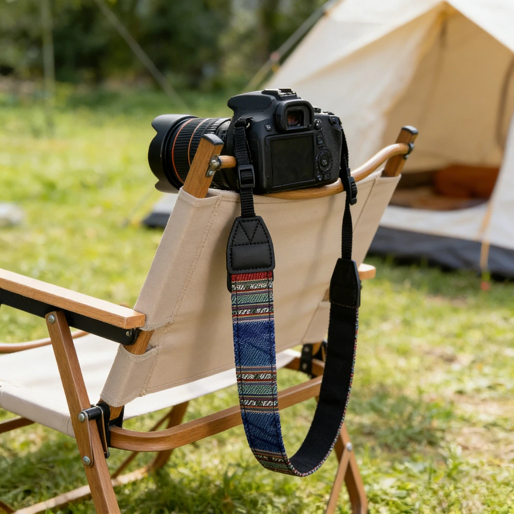 3PCS Universal Durable Lightweight Adjustable Anti-slip SLR DSLR Camera Shoulder Strap Neck Belt - Comfortable Support Accessory