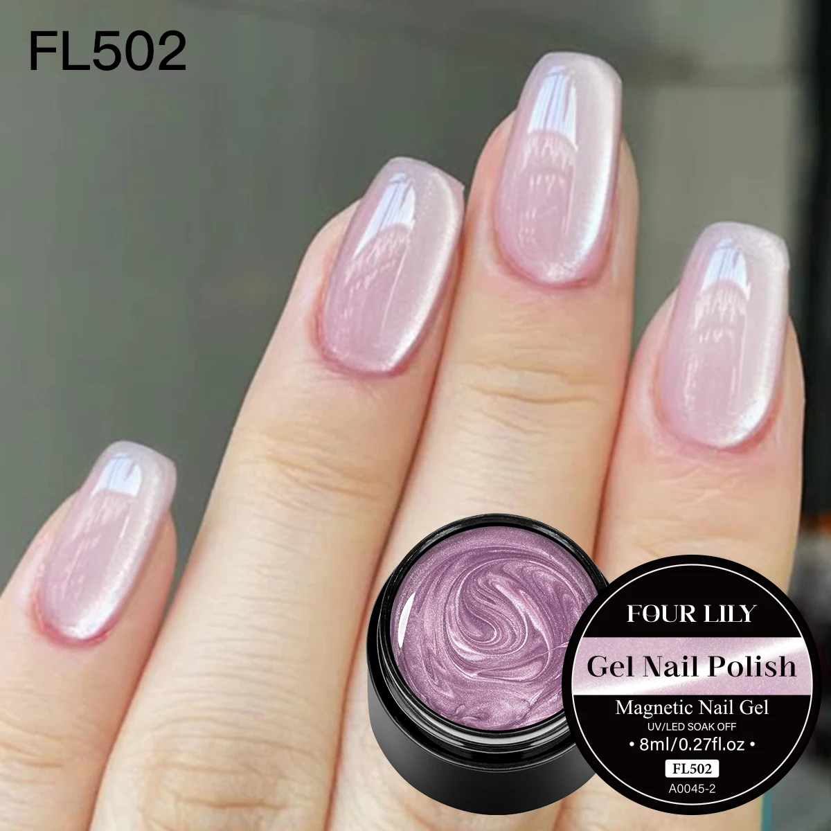 جل أظافر مغناطيسي 8 مل بتأثير - مراجعة Nail Art Burgundy وسعره