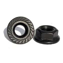 2-20 Pieces M3 M4 M5 M6 M8 M10 M12 Black Carbon Steel Spinlock Hexagon Nut