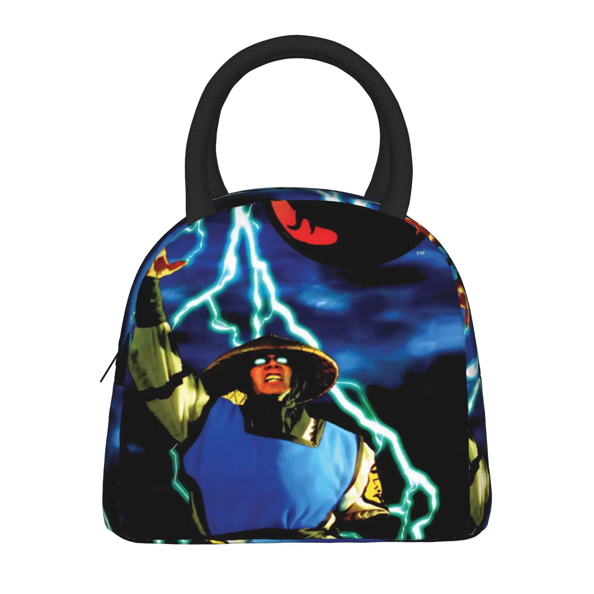 Mortal Kombat II Moive 2026 Merch Insulated Lunch Bag para armazenamento ao ar livre, caixas de alimentos, caixas térmicas reutilizáveis ​​para almoço