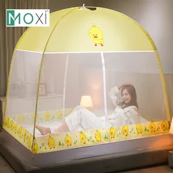 Mosquito Net Bed Canopy, King Canopy Bed Curtains Queen Size From Ceiling, Bed Decor for Baby Crib Kid and Adult Beds (White)1pc