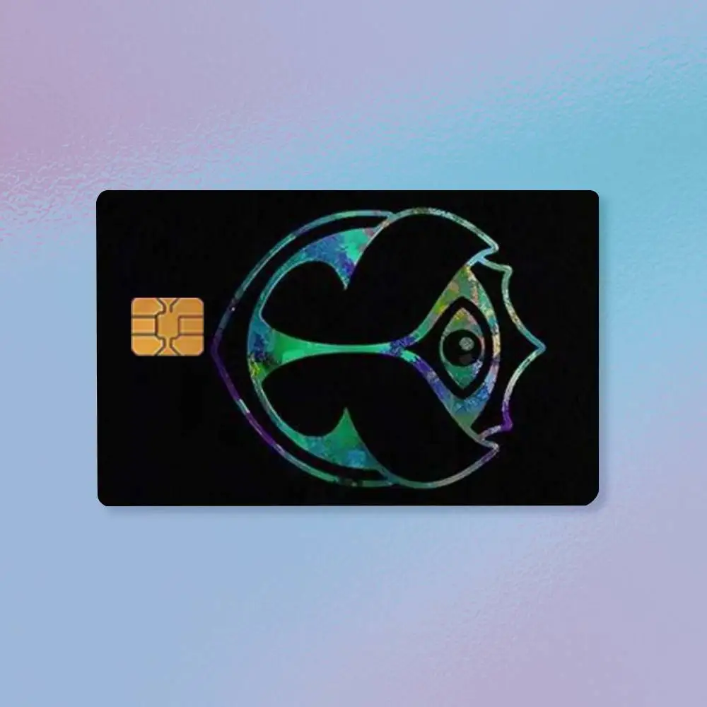 T-Tomorrowlands Music Logo  High Definition Matte PVC Film Tape | For Credit Card, Debit Card Stickers & Gift Decoration