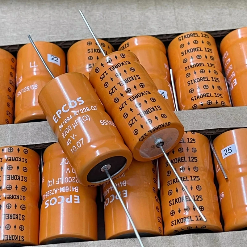 

1 шт. 2200 мкФ 40 В B41689A7228Q001 автомобильный фильтр электролитический конденсатор