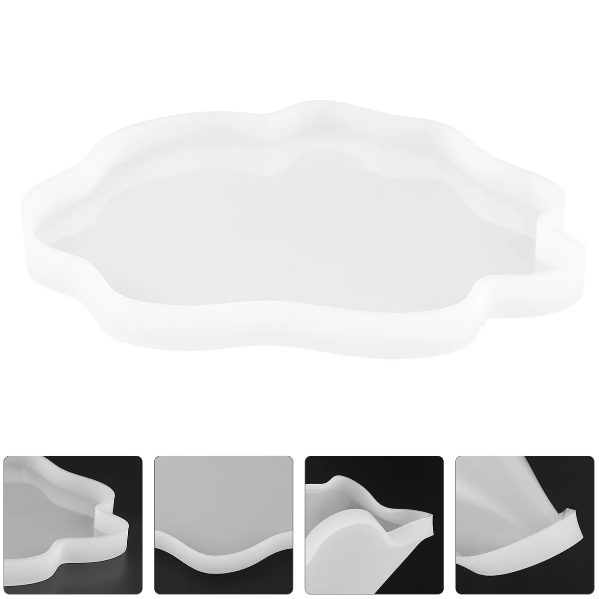 

1Pcs Creative Crystal Epoxy Silicone Mold Irregular Lace Pattern for DIY Cup Mat Table Decoration Craft Project