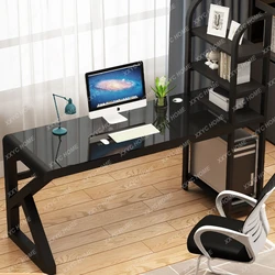 Computer Desktop Table Simple Home Desk Bookshelf Combination Integrated Table Bedroom Student Writing Desk Computer Table