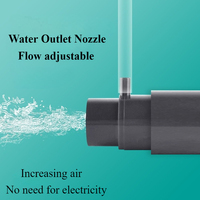 Aquarium Acrylic Water Outlet Nozzle Oxygen Enrichment Adapter Air Diffuser Increasing Air Water Pump Fish Tank Accessories