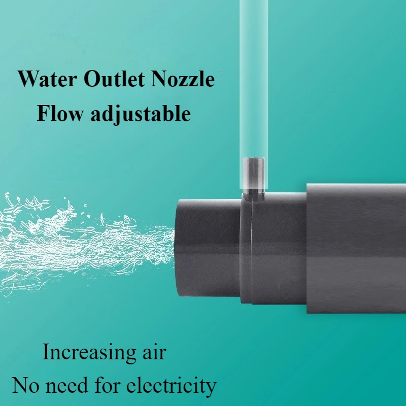 Aquarium Acrylic Water Outlet Nozzle Oxygen Enrichment Adapter Air Diffuser Increasing Air Water Pump Fish Tank Accessories