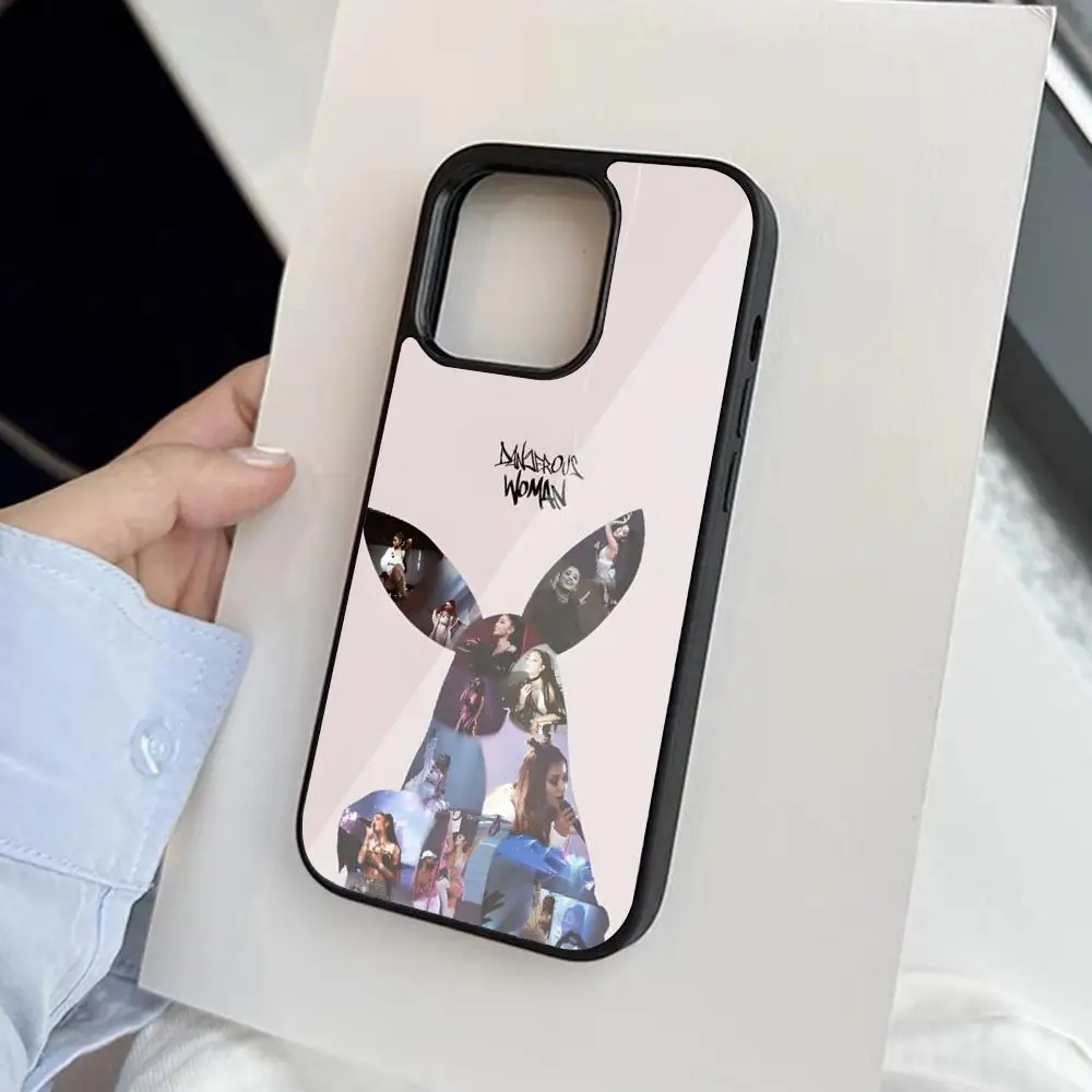 A-Ariana Grandes Phone Case For Iphone 15 14 13 12 11 Pro Max Mini 8 Plus Se Xr X Xs 2020 PC+TPU Cover