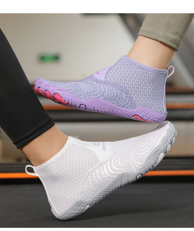 EOCENE High-Top Wasserschuhe für Tauchen, Indoor-Springseiltraining, Yoga, Barfuß-Schwimmen, Strand, Schnorcheln, Surfen, Fitness, Schnittschutz – Detail 16