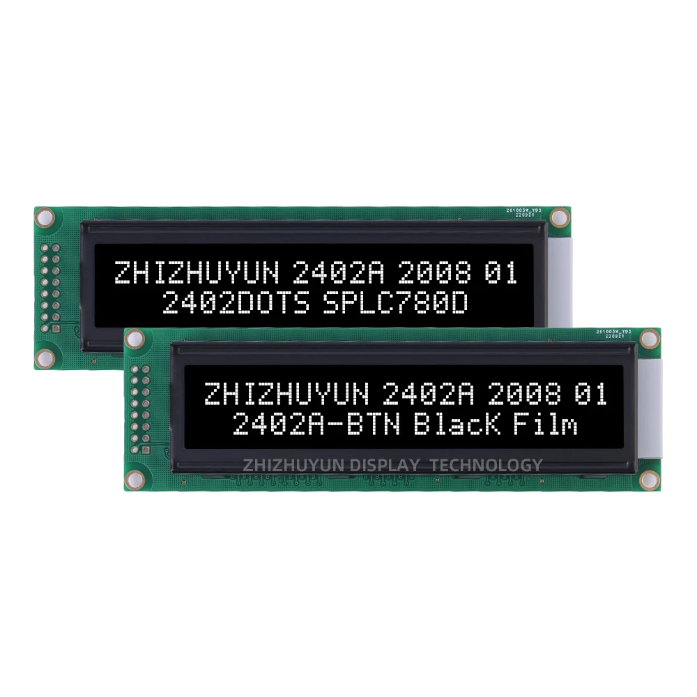 Wholesale LCD2402A Character Screen BTN Black Film Purple Characters Multilingual Module 5V 3.3V Quality Assurance