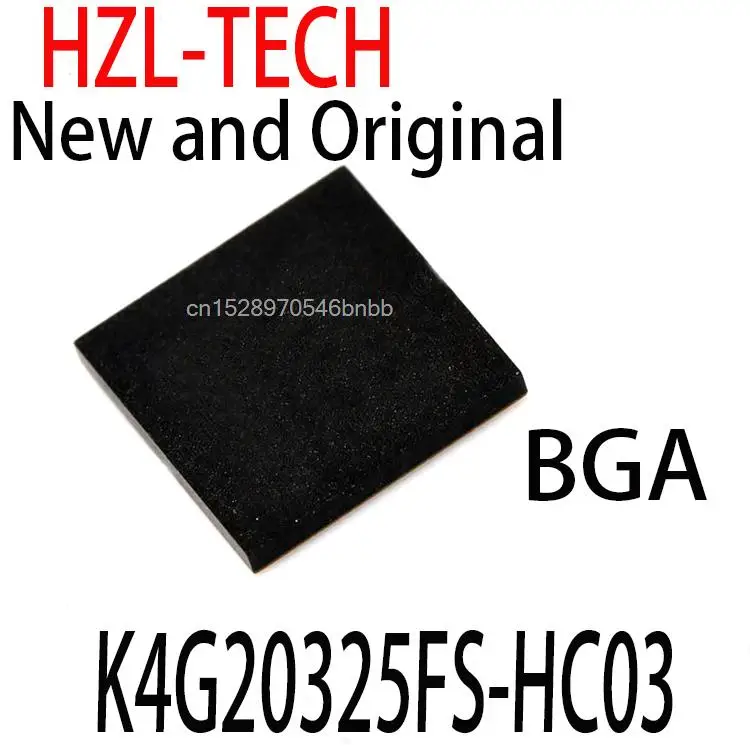 4PCS New and Original  test very good product  K4G20325FS HC03 BGA reball balls K4G20325FS-HC03