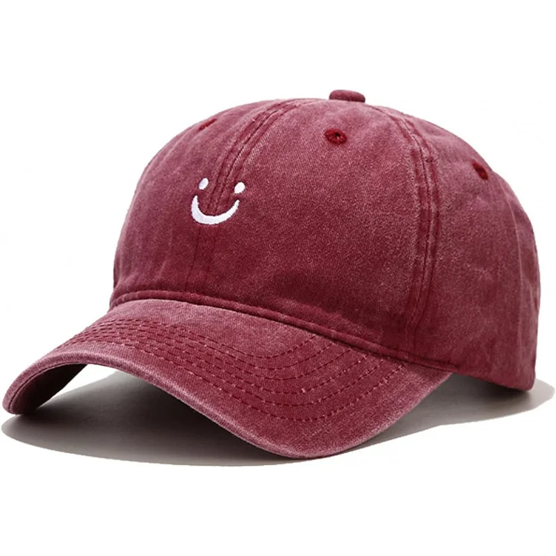 

Men's and Women's Sports and Leisure New Fashionable Gift Smiling Baseball Hat Retro Outdated Adjustable